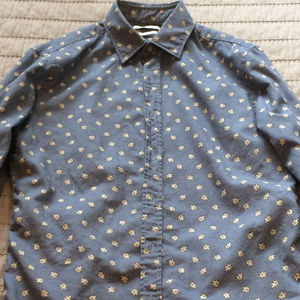 Mango Floral Print Shirt